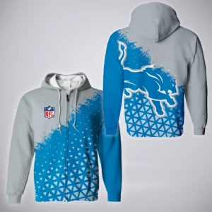 Football Lion Crew Zipper Hoodie, Bold Fan Hoodie HVN1270