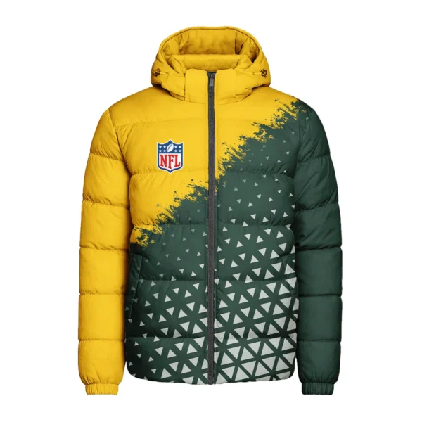 Match Day Fans Hooded Cotton Jacket, Athletic Fit Fan Jacket HVN1270 - Image 2
