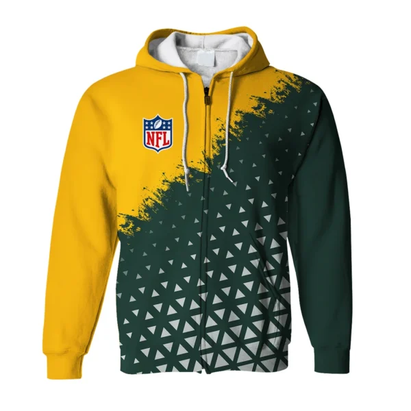 Gold Pride Zipper Hoodie, Supporter Spirit Hoodie HVN1270 - Image 2