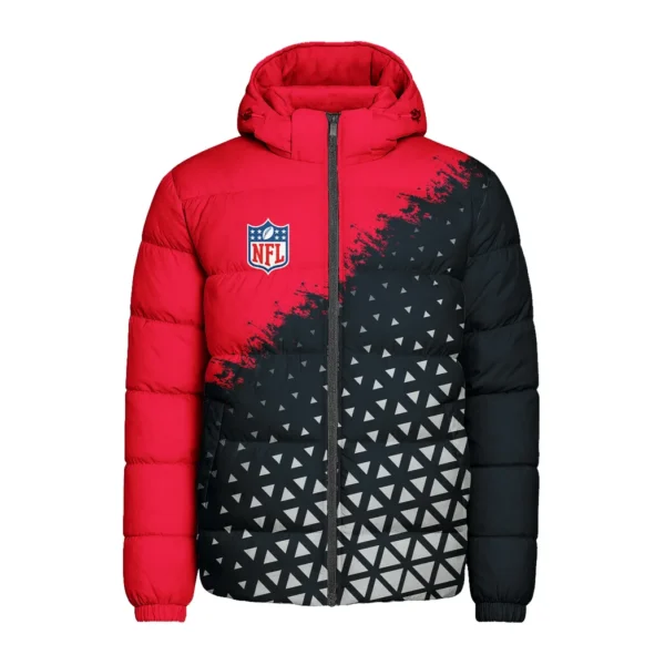 Lone Star Fans Hooded Cotton Jacket, Ultimate Warmth Fan Jacket HVN1270 - Image 2
