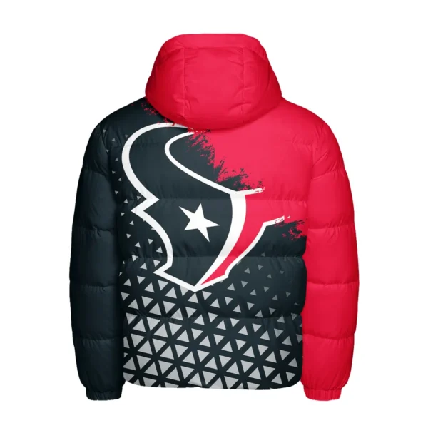 Lone Star Fans Hooded Cotton Jacket, Ultimate Warmth Fan Jacket HVN1270 - Image 3