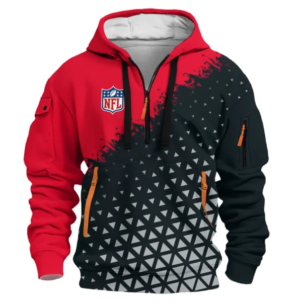 Game Day Squad Hoodie Half Zipper, True Fan Hoodie HVN1270 - Image 2