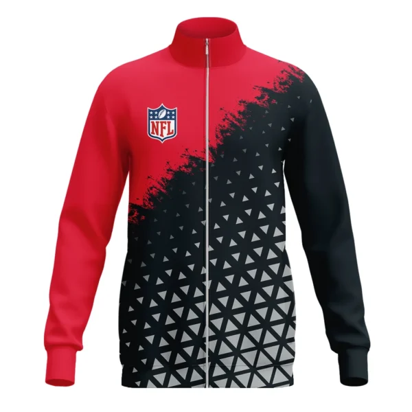 Lone Star Fans Stand Collar Jacket, Athletic Stretch Fan Comfort Jacket HVN1270 - Image 2