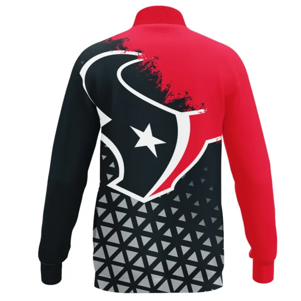 Lone Star Fans Stand Collar Jacket, Athletic Stretch Fan Comfort Jacket HVN1270 - Image 3