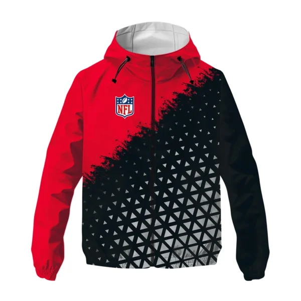 Texan Crew Windbreaker Jacket , Lightweight Sports Fan Gear HVN1270 - Image 2