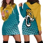 Victory Lightning Hoodie Dress, Sporty Women's Hoodie Dress HVN1270