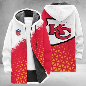 Football Red Crew Fleece Windbreaker Jacket, Everyday Sports Jacket HVN1270