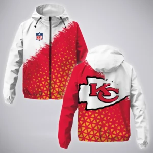 Red Crew Windbreaker Jacket , Game Day Waterproof Jacket HVN1270