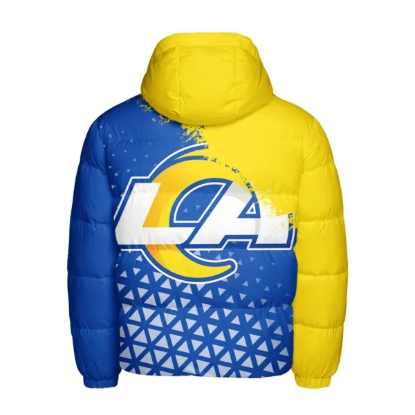 LA Squad Hooded Cotton Jacket, Sport Lifestyle Fan Jacket HVN1270 - Image 3