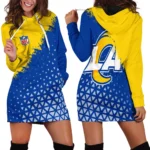 Horned Army Hoodie Dress, Classic Women's Hoodie Dress HVN1270