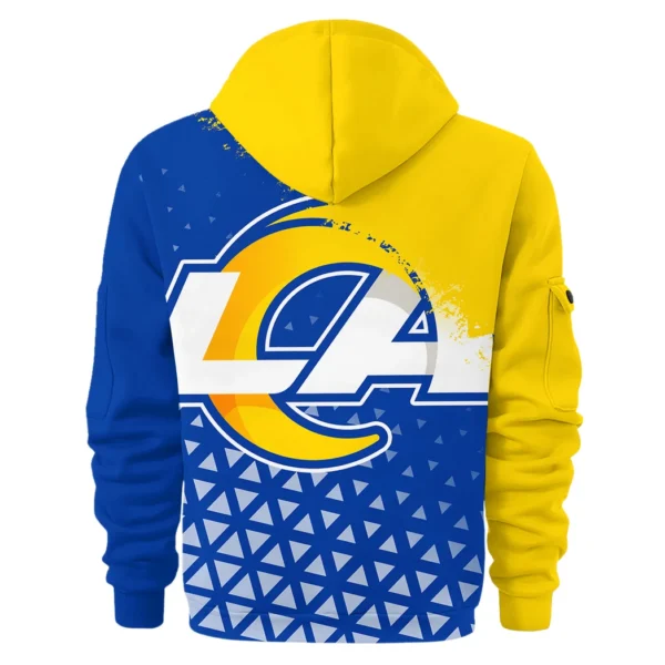 Midnight Patriots Hoodie Half Zipper, Sport Spirit Hoodie HVN1270 - Image 3