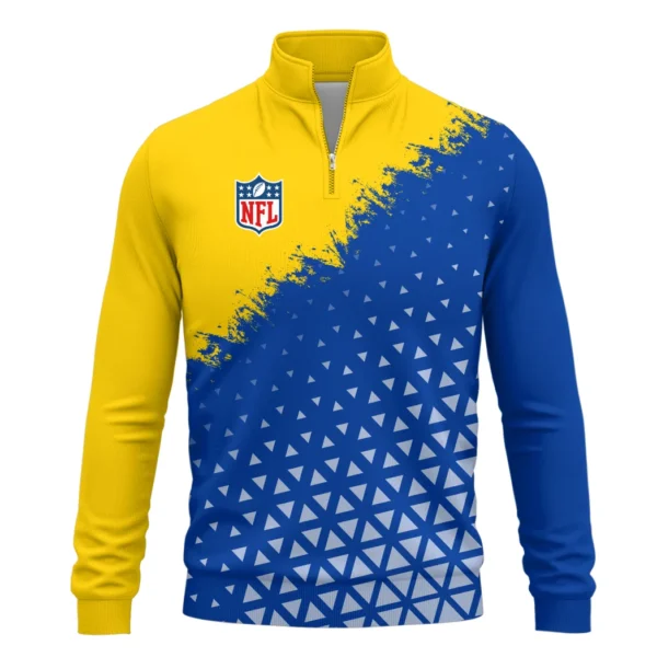 LA Squad Quarter-Zip Sweatshirt, Bold Fan Quarter-Zip Sweatshirt HVN1270 - Image 2