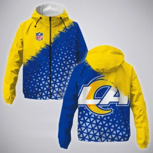 Blue Horns Windbreaker Jacket , All-Weather Fan Waterproof HVN1270