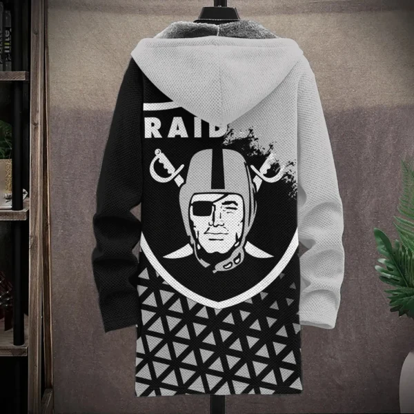 Black Blades Fleece Windbreaker Jacket, Sporty Fleece Outerwear HVN1270 - Image 3
