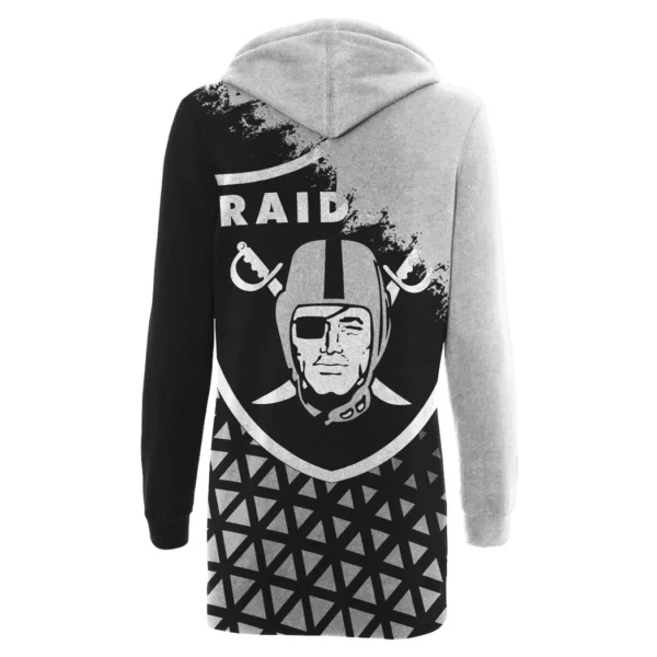 Black Pride Hoodie Dress, Sporty Women's Hoodie Dress HVN1270 - Image 3