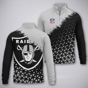 Silver Crew Quarter-Zip Sweatshirt, Game Day Quarter-Zip Comfort HVN1270