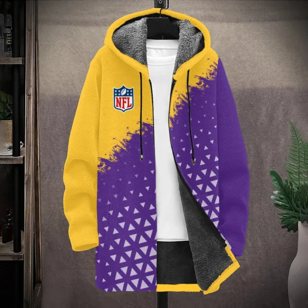 Football Viking Crew Fleece Windbreaker Jacket, Lightweight Fleece Windbreaker HVN1270 - Image 2