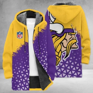 Football Viking Crew Fleece Windbreaker Jacket, Lightweight Fleece Windbreaker HVN1270