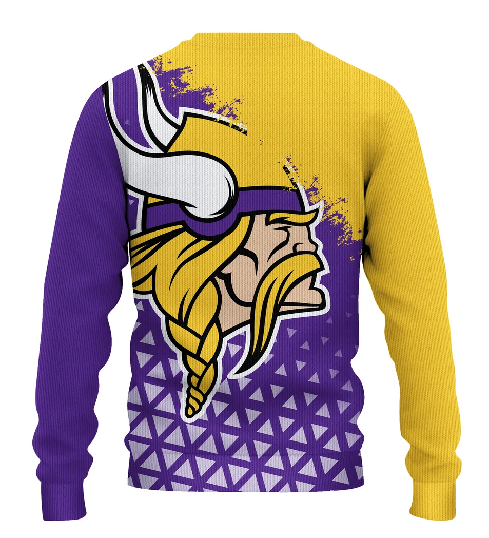 Purple Pride Sweatshirt, Premium Sport Fan Sweatshirt HVN1270 - Image 3