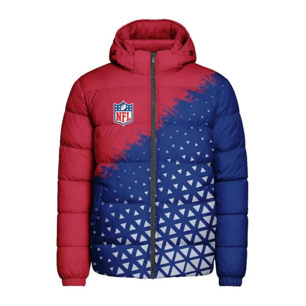 Giant Crew Hooded Cotton Jacket, Bold Spirit Supporter Coat HVN1270 - Image 2