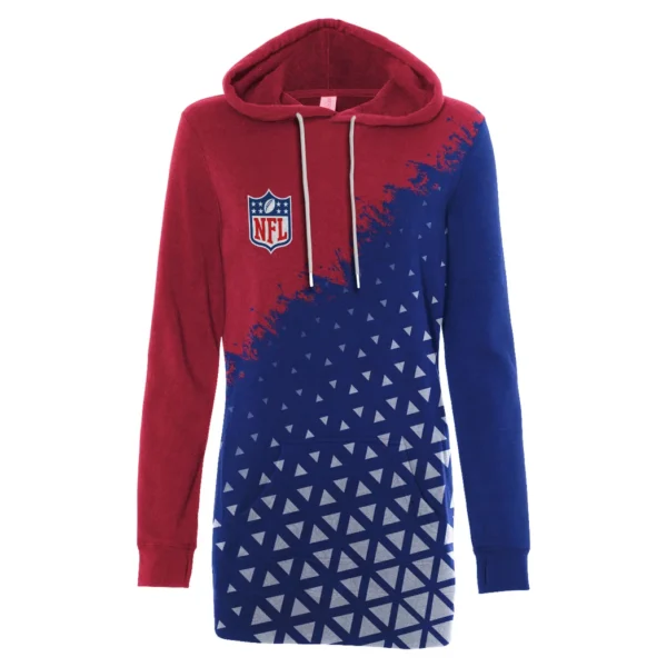Game Day Squad Hoodie Dress, Performance Women's Hoodie Dress HVN1270 - Image 2