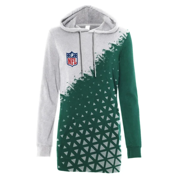 Big Apple Squad Hoodie Dress, Tailgate Hoodie Dress Women HVN1270 - Image 2
