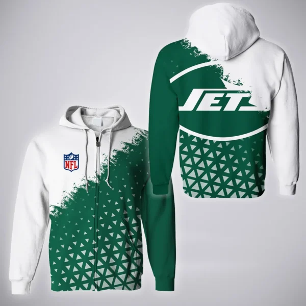 Green Wings Zipper Hoodie, Warm Up Hoodie HVN1270