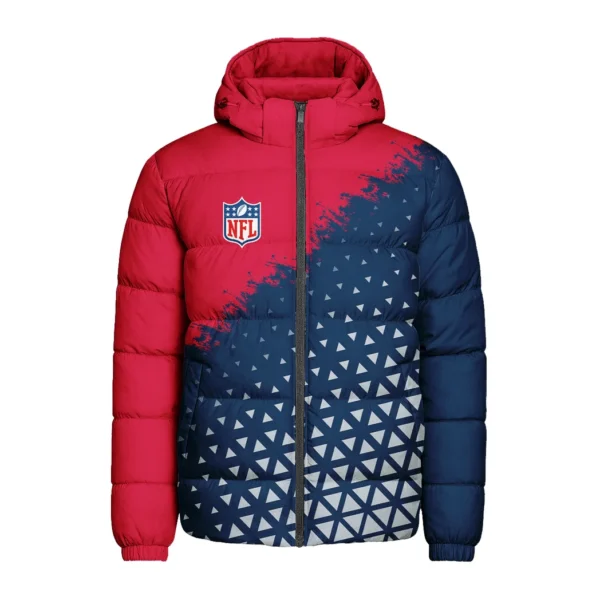 Midnight Flyers Hooded Cotton Jacket, Sport Lifestyle Fan Jacket HVN1270 - Image 2