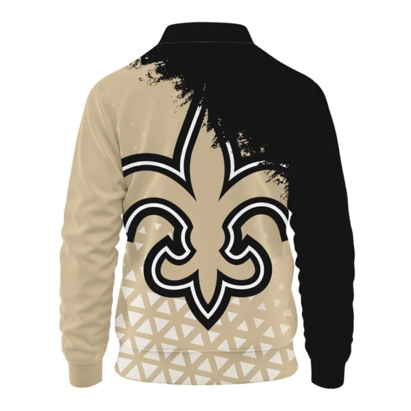 Gold Halo Bomber Jacket, Comfortable Bomber Jacket Fans HVN1270 - Image 3