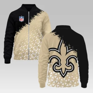 Gold Halo Bomber Jacket, Comfortable Bomber Jacket Fans HVN1270