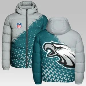 Victory Wings Hooded Cotton Jacket, Retro Heritage Puffer Jacket HVN1270