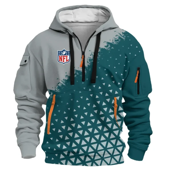 Victory Wings Hoodie Half Zipper, True Fan Hoodie HVN1270 - Image 2