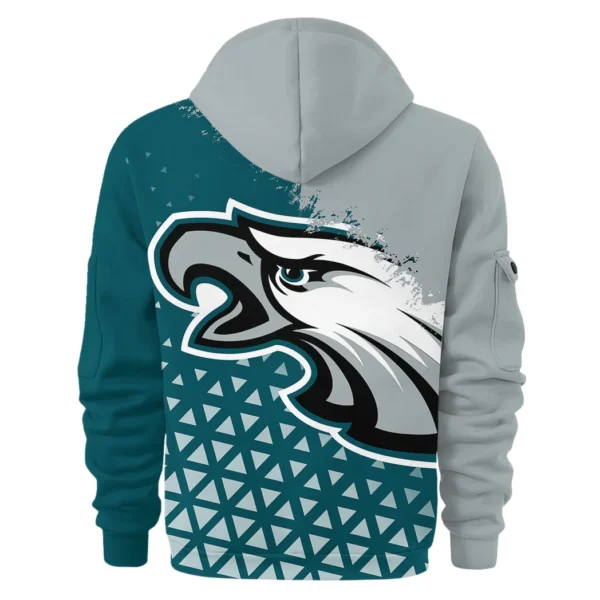 Victory Wings Hoodie Half Zipper, True Fan Hoodie HVN1270 - Image 3