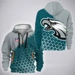 Victory Wings Hoodie Half Zipper, True Fan Hoodie HVN1270