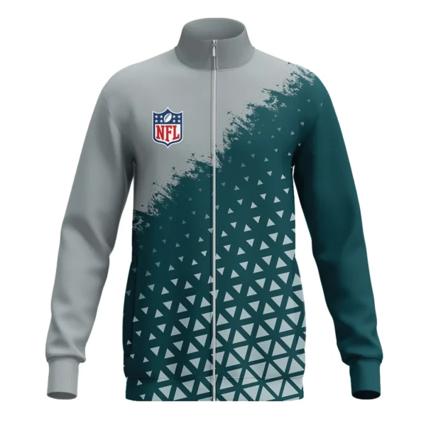 Game Day Squad Stand Collar Jacket, Lightweight Comfort Jacket for Loyal Fans HVN1270 - Image 2