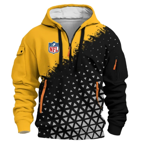 Game Day Squad Hoodie Half Zipper, Bold Energy Hoodie HVN1270 - Image 2
