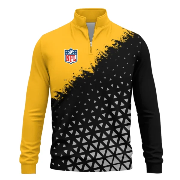 Steel Crew Quarter-Zip Sweatshirt, Everyday Sport Fan Comfort HVN1270 - Image 2