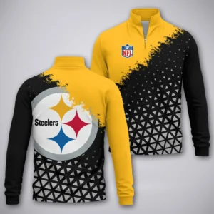Steel Crew Quarter-Zip Sweatshirt, Everyday Sport Fan Comfort HVN1270