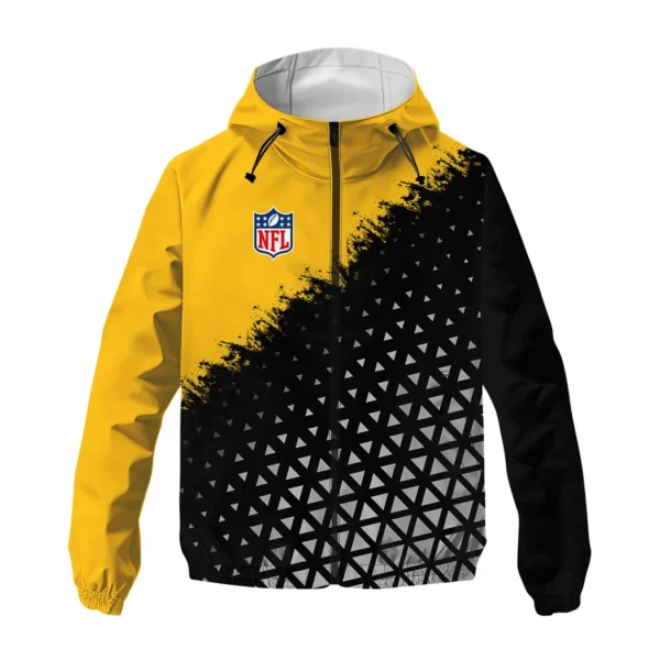 Steel Crew Windbreaker Jacket , Fan Pride Jacket HVN1270 - Image 2