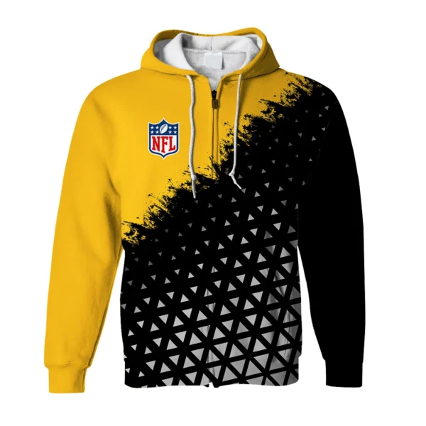 Steel Crew Zipper Hoodie, Game Time Hoodie HVN1270 - Image 2