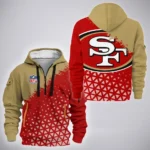 Golden City Crew Hoodie Half Zipper, Sport Spirit Hoodie HVN1270