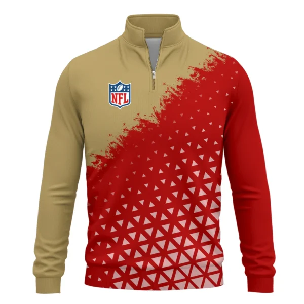 West Coast Gridiron Quarter-Zip Sweatshirt, True Supporter Quarter-Zip Sweatshirt HVN1270 - Image 2