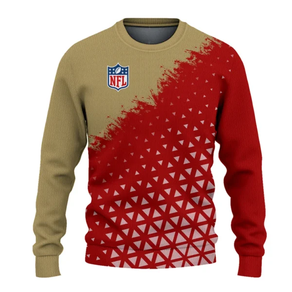 Red Gold Army Sweatshirt, Sport Fan Lifestyle Sweatshirt HVN1270 - Image 2