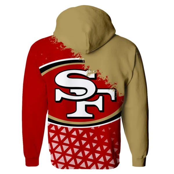 Victory Horns Zipper Hoodie, Casual Sport Full-Zip Hoodie HVN1270 - Image 3