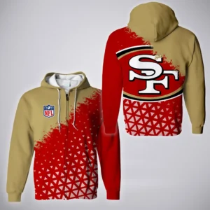 Victory Horns Zipper Hoodie, Casual Sport Full-Zip Hoodie HVN1270