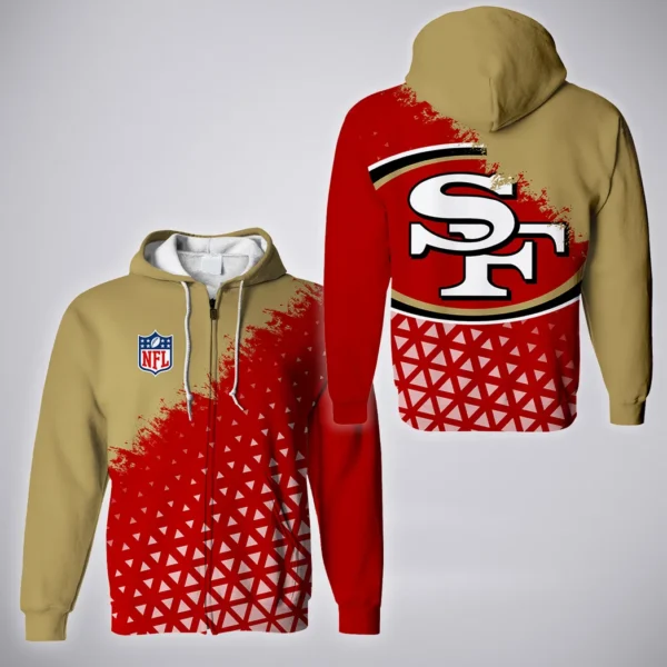 Victory Horns Zipper Hoodie, Casual Sport Full-Zip Hoodie HVN1270