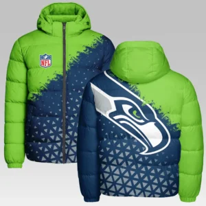 Blue Talons Hooded Cotton Jacket, Sport Culture Street Puffer HVN1270