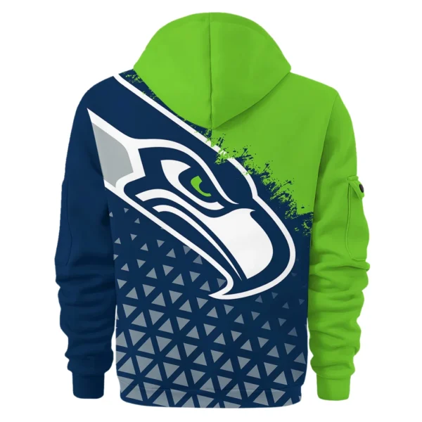 Puget Squad Hoodie Half Zipper, Fan Pride Half-Zip Hoodie HVN1270 - Image 3