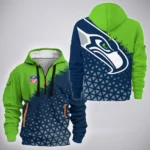Puget Squad Hoodie Half Zipper, Fan Pride Half-Zip Hoodie HVN1270