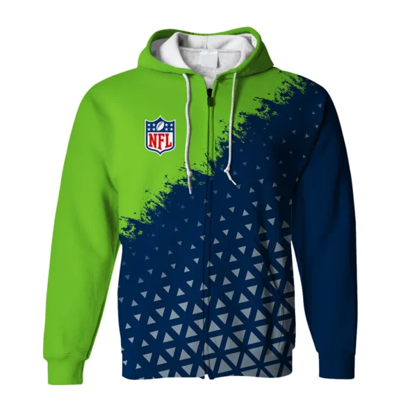 Blue Pride Zipper Hoodie, Sport Spirit Hoodie HVN1270 - Image 2